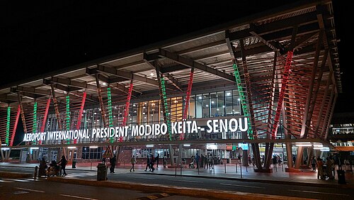 Modibo Keita International Airport terminal view