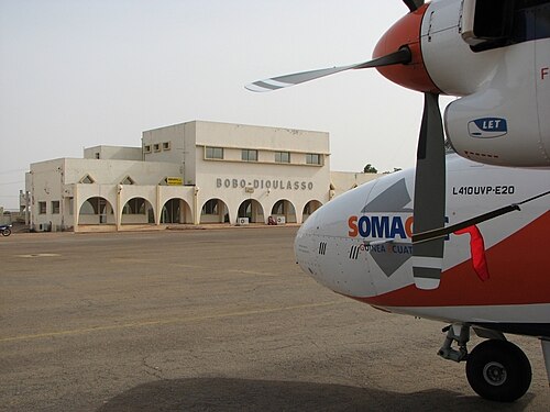 Bobo Dioulasso Airport terminal view