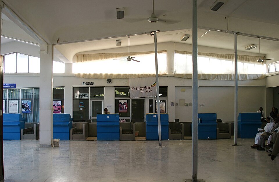 Aba Tenna Dejazmach Yilma International Airport terminal view