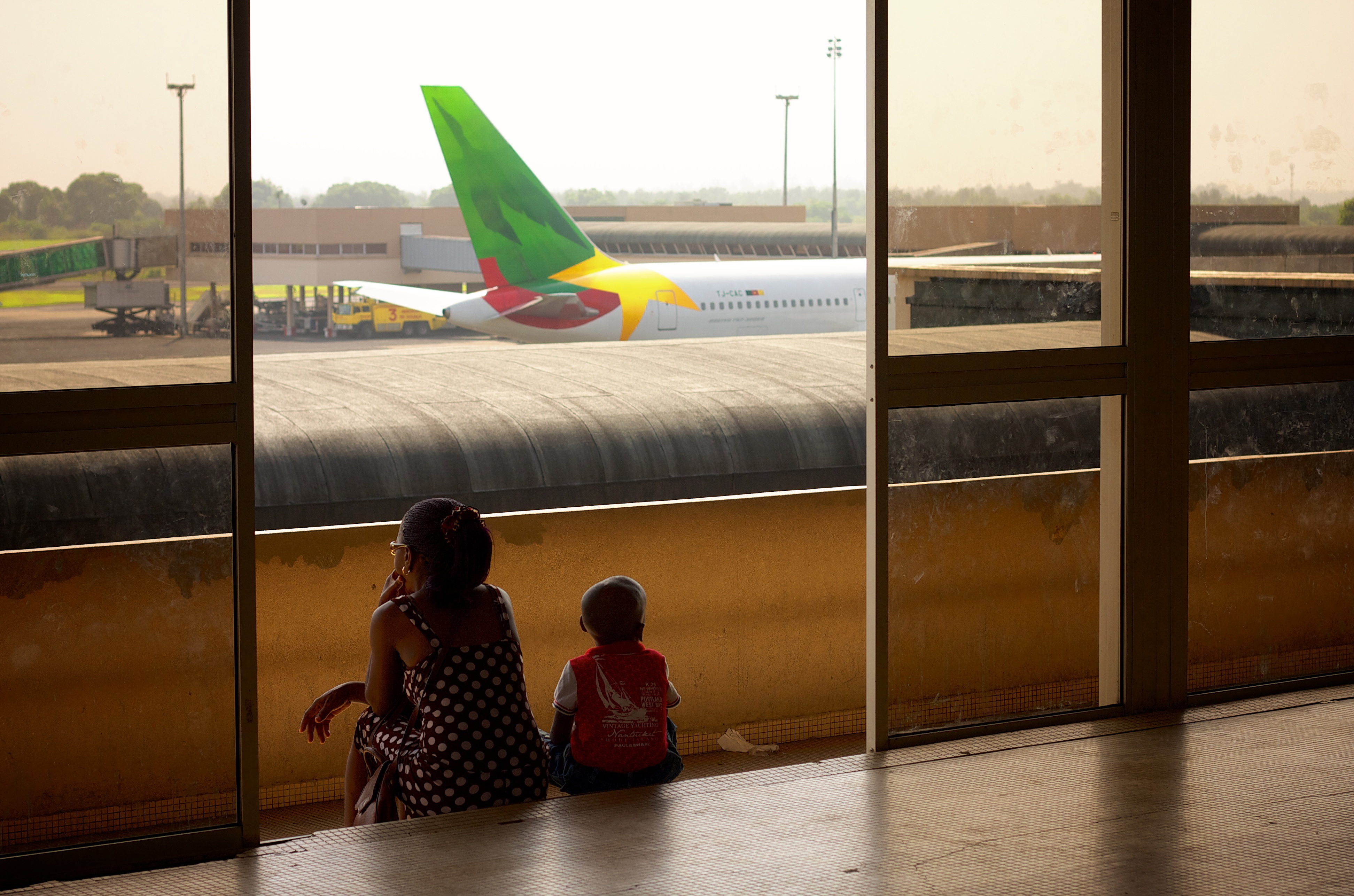 Douala International Airport terminal view