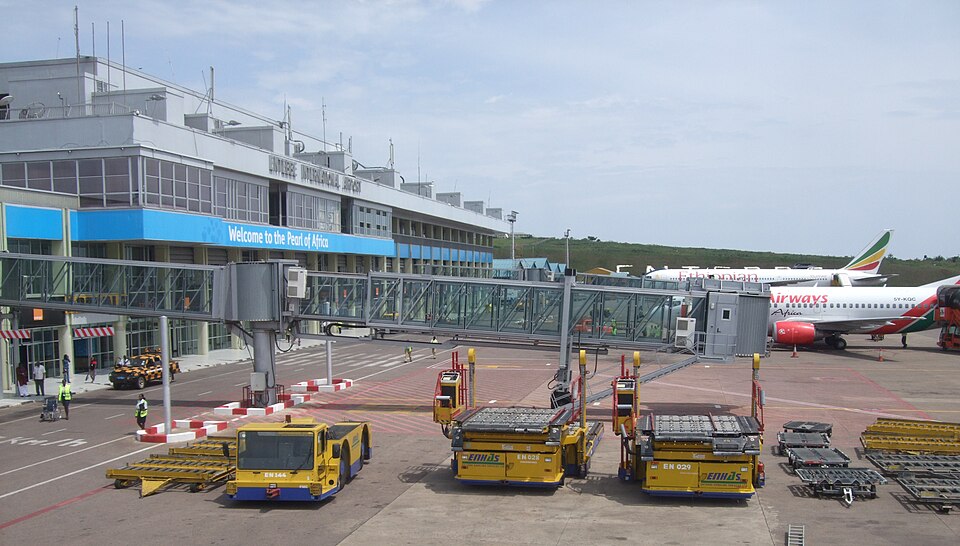 Entebbe International Airport terminal view