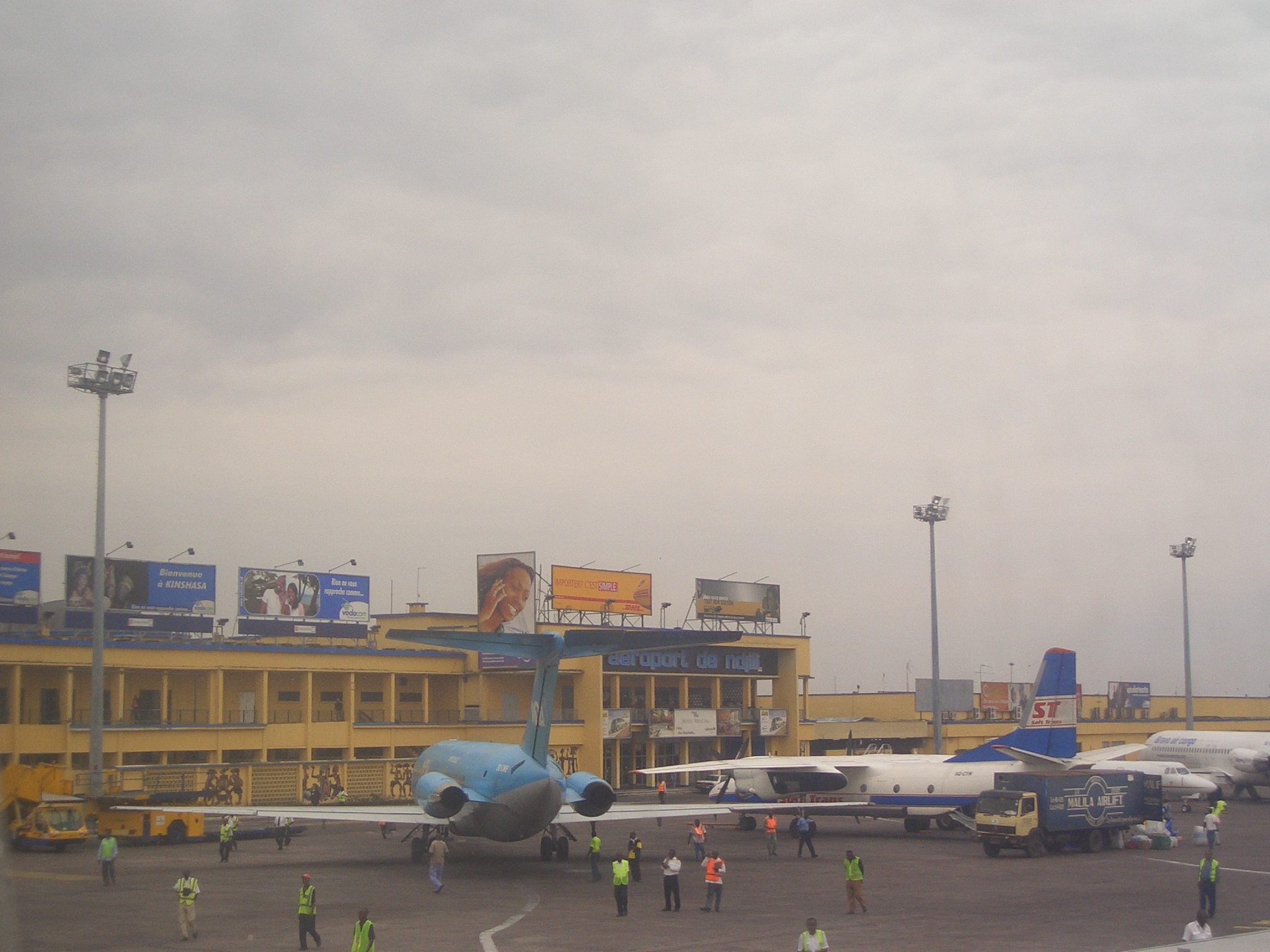 N'djili International Airport terminal view