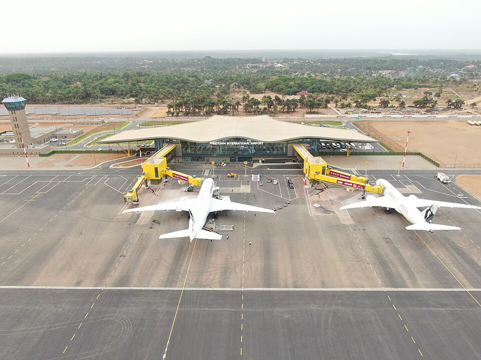 Lungi International Airport terminal view