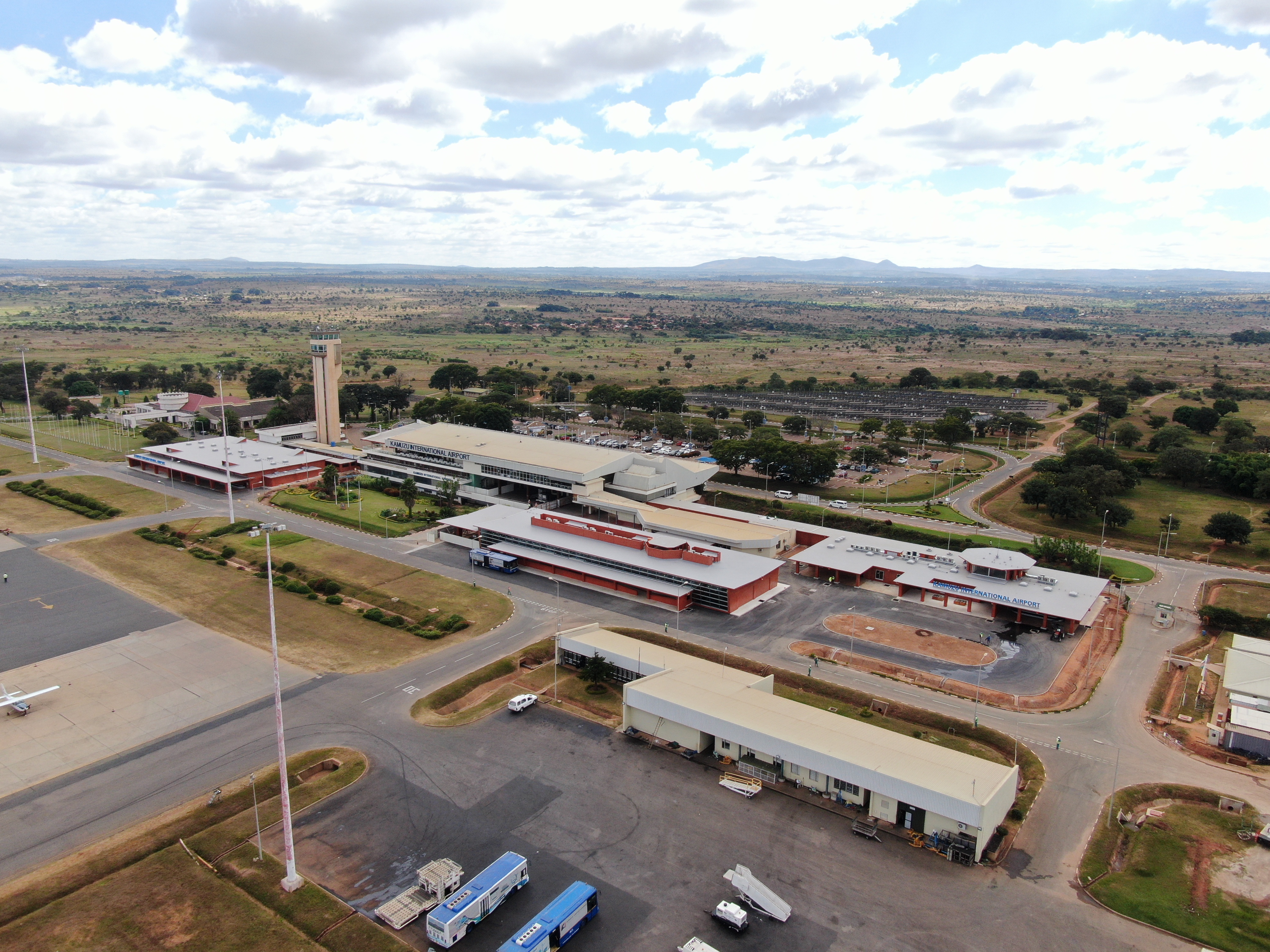 Lilongwe International Airport terminal view