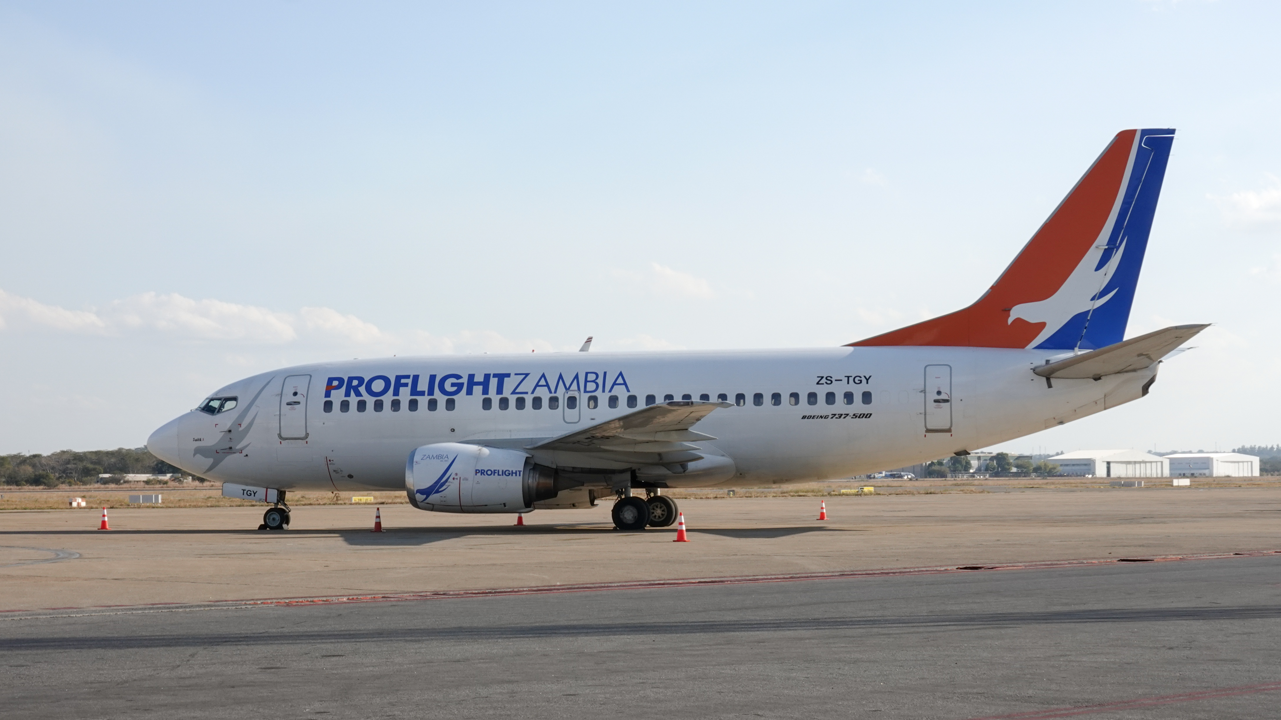 Kenneth Kaunda International Airport terminal view