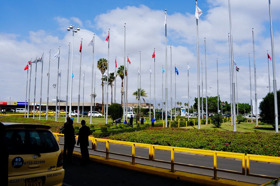 Jomo Kenyatta International Airport terminal view