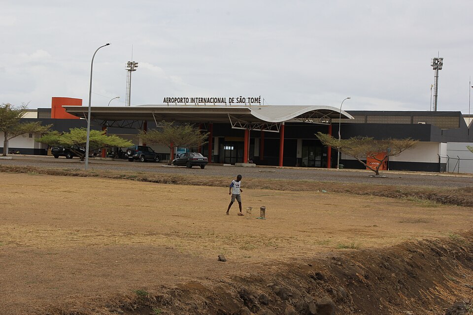 São Tomé International Airport terminal view