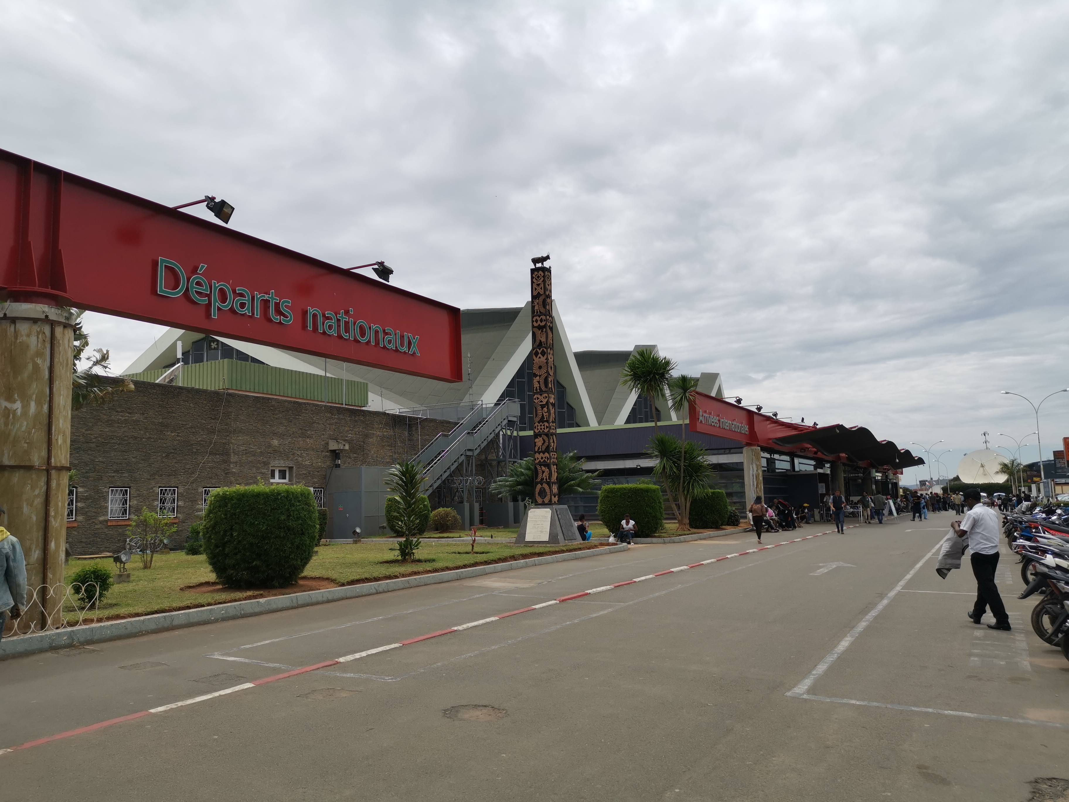 Ivato International Airport terminal view