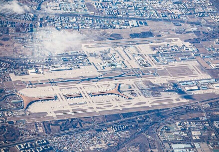 PEK airport exterior