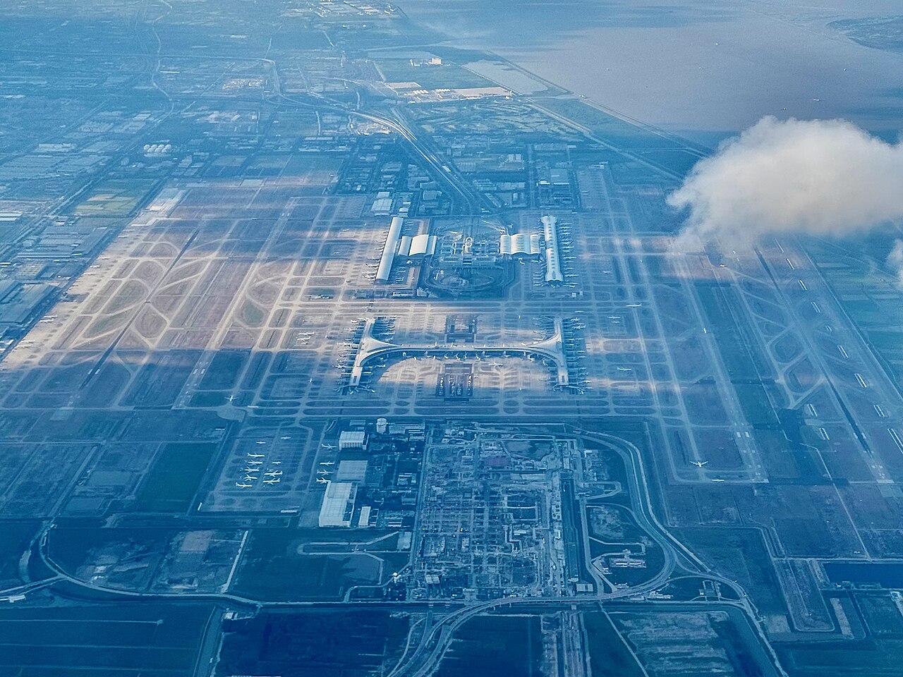 PVG airport exterior